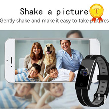 2019 new model color screen smart band bracelet with blood pressure heart rate function remote camera caller name id show 2024 - buy cheap