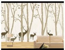 Customized 3D wallpaper 3d wall murals The simple but elegant art LuYing background wall murals wallpaper 2024 - buy cheap