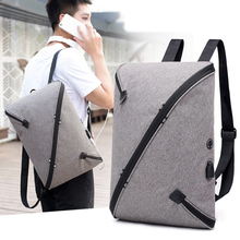 14 14.6 15 15.4 Inch with USB AUX Interface Nylon Notebook Laptop Backpack Bags Case for macbook 15 men women student 2024 - buy cheap