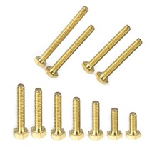 200pcs Copper alloy screws full thread screw M4 screws External hex screws M4*6/8/10/-40/50mm Fasteners for building decoration 2024 - buy cheap