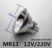4pcs/lot halogen spotlights MR11 12v 10w 20W 35W 50W halogen 12V MR11 20W MR11 12V 35W MR11 12V 50W 2024 - buy cheap