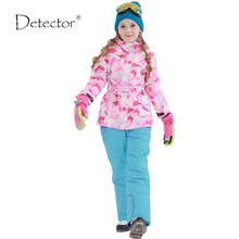Detector Girls ski jacket Winter Outdoor Children Clothing Set Windproof Ski Jackets + Pants Kids  Warm Skiing Suit For Girls 2024 - buy cheap