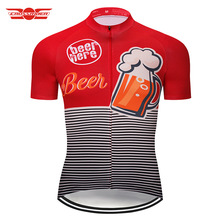 Crossrider 2021 Beer Cycling Jersey MTB Quick Dry Bicycle Clothing Bike Wear Clothes Mens Short Maillot Roupa Ropa De Ciclismo 2024 - buy cheap