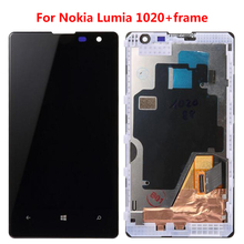 Zeroksy LCD For Nokia Lumia 1020 LCD Screen Display Touch Screen Digitizer Assembly Black For Nokia1020 With/without Frame 2024 - buy cheap