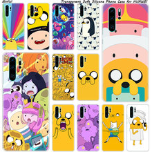 Мягкий силиконовый чехол Adventure Time для телефона Huawei P30 P20 Pro P10 P9 P8 Lite 2017 P Smart Z Plus 2019 NOVA 3 3i, Модный чехол 2024 - купить недорого