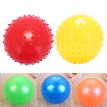 Bola divertida de masaje para niños y bebés, juego de pelota de goma para la playa, globos que rebotan, 1 paquete de 22cm al azar 2024 - compra barato