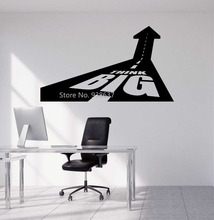New Arrival Vinyl Wall Decal Think Big Office Decoration Motivation Inspire Stickers adesivo de parede Wall Art Stickers ZB476 2024 - buy cheap