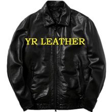 YR!Free shipping.Pakistan  sheepskin.Brand man Luxury japan casual style leather jacket,vintage genuine leather coat, 2024 - buy cheap