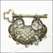 15pcs Vintage Charms Connector Pendant Antique bronze Zinc Alloy Fit Bracelet Necklace DIY Metal Jewelry Findings 2024 - buy cheap