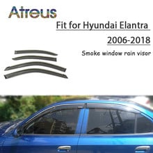 Atreus-accesorios ABS para Hyundai Elantra, deflectores de ventilación de coche, protector de humo, visera de, para 2018, 2017, 2016, 2015-2006, 1 Juego 2024 - compra barato