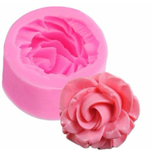 2Pcs/Lot Hot Sale 3D Rose Flower Fondant Silicone Mold Mould Baking Cake Cookies Form Chocolate Soap Sugar Craft Cupcake Tools 2024 - buy cheap