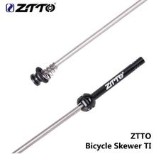 ZTTO 1 Pair Bicycle QR Ti Skewers Ultralight 9MM 5MM Quick Release Skewers 100 135 hub Reliable Axle for MTB Road Bike 2024 - buy cheap