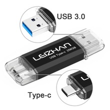 LEIZHAN Android TYPE-C Memory Stick 16GB 32GB 64GB 128GB 256GB Smartphone USB Flash Drive thumb drive tipo c photostick pendrive 2024 - buy cheap
