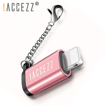 ¡! ACCEZZ-Adaptador de Cable Micro USB a Lighting OTG, convertidor de carga de datos de sincronización, para iphone X, 6S, 7, 8 Plus, ipad, 5 unidades 2024 - compra barato