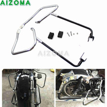 Soporte con barras protectoras para alforja trasera, para Harley Touring Road King FLHR Street Glide FLHX Road Glide FLTRX CVO Limited 14-19 2024 - compra barato