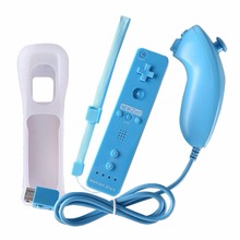 Беспроводной пульт дистанционного управления и Nunchuck для Nintendo Wii, Bluetooth геймпад, 2 в 1 2024 - купить недорого