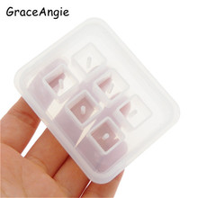 1PC Pendant Craft DIY Transparent UV Resin Liquid Silicone Combination Molds for DIY Making Finding Accessories Pendant Silicone 2024 - buy cheap