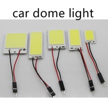 best price sale 12V 10pcs T10 3W COB LED reading Panel Lights Car interior Dome light lamp 36SMD 2024 - buy cheap