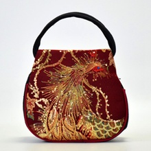 2019 new Yunnan ethnic embroidery bag embroidered bag peacock embroidery mini ladies handbag 2024 - buy cheap