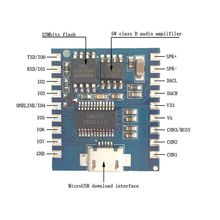 Módulo de Audio DY-SV17F, Mini reproductor MP3, disparador IO, descarga USB, módulo de voz Flash 2024 - compra barato