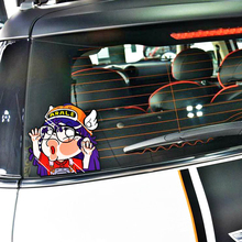 Volkrays acessórios do carro dos desenhos animados totoro bateu a janela de vidro do carro adesivo decalque para a motocicleta chevrolet lada fiesta foco golfe 2024 - compre barato