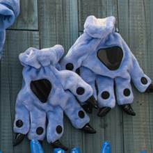 Unisex Animal Claw Gloves Soft Plush Cartoon Paw Glove Bear Gloves Mittens Unicorn Halloween Costumes 2024 - buy cheap