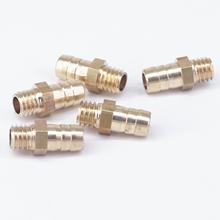 LOT 5 Hose Barb I/D 6mm x M6  Male Length 15mm Brass coupler Splicer Connector fitting for Fuel Gas Water 2024 - buy cheap