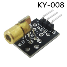 HAILANGNIAO KY-008 3pin 650nm Red Laser Transmitter Dot Diode Copper Head Module for DIY Kit 2024 - buy cheap