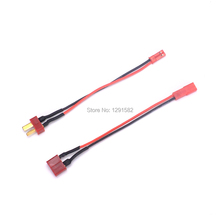 Deans T to JST Plug Female / Male Connector RC Conversion Wire Cable 10cm 100mm 22 AWG Wire for RC battery Model 2024 - buy cheap