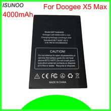 ISUNOO Battery For Doogee X5 Max Battery High Quality 4000mAh Batterie Bateria Accumulator for Doogee X5 Max Pro 2024 - buy cheap
