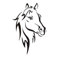 Vinyl Wall Sticker Horse Head Home Decor Art Mural Removable Animal Wall Decal 2024 - buy cheap