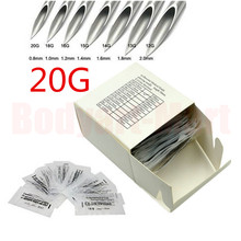 100PCS 20G Body Piercing Needles Sterilized Steel Piercing Needles 0.8mm Piercing Needles Free Shipping Supply PNC-20G# 2024 - buy cheap