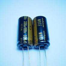 Nichicon-condensadores electrolíticos originales, 330uf/100v, 18x36 MUSE KZ audio, 10 Uds./20 Uds., envío gratis 2024 - compra barato