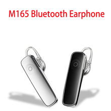 Fone de ouvido sem fio m165 com bluetooth, gancho de orelha sem fio v4.0, headset estéreo para todos os telefones celulares 2024 - compre barato