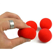 50 Pcs/Lot 4.5cm Finger Magic Props Sponge Ball Close-UP Street Classical Illusion Stage Comedy Tricks Toys for Childre Play 2024 - buy cheap