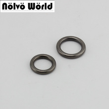 FISHION 100pcs 10pcs Wholesale Inside 15mm 18mm Gunmetal Nickel Snap Welded D Ring Hardware Accessories Handle Connector 2024 - buy cheap