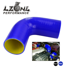 LZONE-2,0 "51mm 90 grados codo de silicona manguera tubo de admisión Turbo azul y amarillo/negro y amarillo JR-SH9020-QY 2024 - compra barato