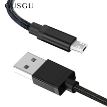 Nylon Micro USB Cable Fast Charging, GUSGU Data Cable For Samsung Xiaomi Android Mobile Phone Charger Wire Cord Microusb Cable 2024 - buy cheap