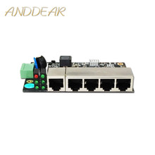 Industrial ethernet switch 5 port industrial-grade unmanaged Ethernet Switch with 5 10 / 100M adaptive Ethernet ports 2024 - buy cheap