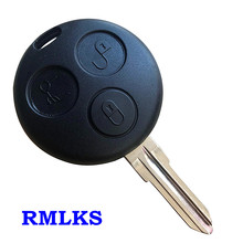 Capa para chave remota de mercedes benz, fortwo 450 forroadster 4, com 3 botões, para chave de carro, em branco 2024 - compre barato