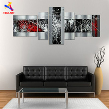 Silver Color Hand Painted Modern Abstract Oil Painting on Canvas No Framed for Living Room Decoration Wall Art Gift  JYJZ047 2024 - buy cheap