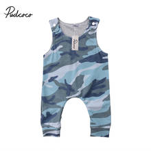 2018 Brand New Newborn Toddler Infant Baby Boy Girl Camo Romper Jumpsuit Playsuit Outfit Clothes Sleeveless Summer Sunsuit 0-24M 2024 - buy cheap