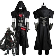 OW Cosplay Reaper Costume Gabriel Reyes Cosplay Costume Full Suit Outfit Halloween Carnival Cosplay Costumes 2024 - buy cheap