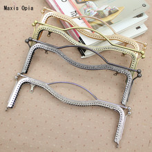 Size 27cm or 25 cm Metal Accessories For Handbags Purse Frame Metal Purse Frame Kiss Clasp Obag China Sewing Purse Handle Frame 2024 - buy cheap