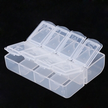 Hot Sale 8 Grids Plastic Storage Box Case Home Organizer Jewelry Beads Pill Boxes Parts 2024 - buy cheap