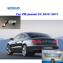 Yessun-Cámara de respaldo de marcha atrás para coche, visión nocturna HD CCD, vista trasera de coche, impermeable, para Volkswagen passat CC 2012 ~ 2017 2024 - compra barato