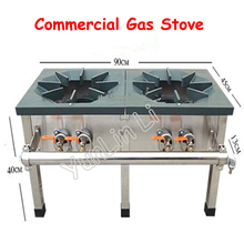 Commercial Gas Stove Stainless Steel Dual Cooker Strong Load Capacity Cooking Machine Energy Saving Multi-functional Oven 2024 - buy cheap