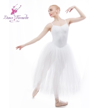 Adult Professional Ballet Tutu Dress Female Long Tutu Dress Girls Romantic Ballet Tutu Suit Lady Classical Dance Costumes B-6474 2024 - buy cheap