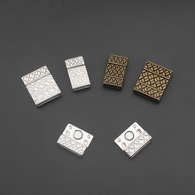 3 conjuntos de fecho magnético plano tibetano prata/bronze 10x2mm para 5mm 10mm bracelete de couro plano joias descobertas 2024 - compre barato