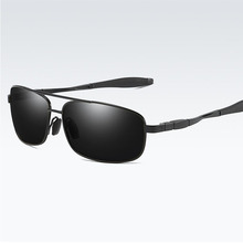 Поляризационные солнцезащитные очки для мужчин, брендовые дизайнерские прямоугольные солнцезащитные очки прямоугольной формы, мужские очки для вождения, UV400 2024 - купить недорого